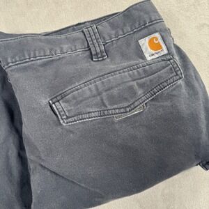 Carhartt Cargo Shorts Mens 40 Gray Relaxed Fit Rugged Workwear 103542-029